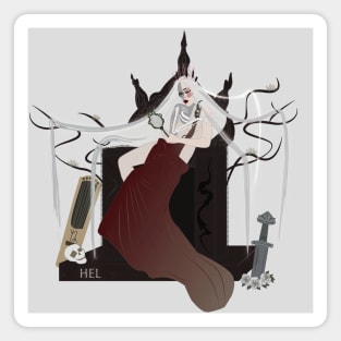 Hel, Goddess of Death, Norse mythology Magnet
